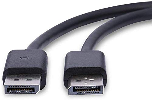 JIGYAS DisplayPort DP to DP DisplayPort Cable Black (1.5M - 150 cm - 4.9 Foot) (B07YQYHVTT) Amazon Price History, Amazon Price Tracker
