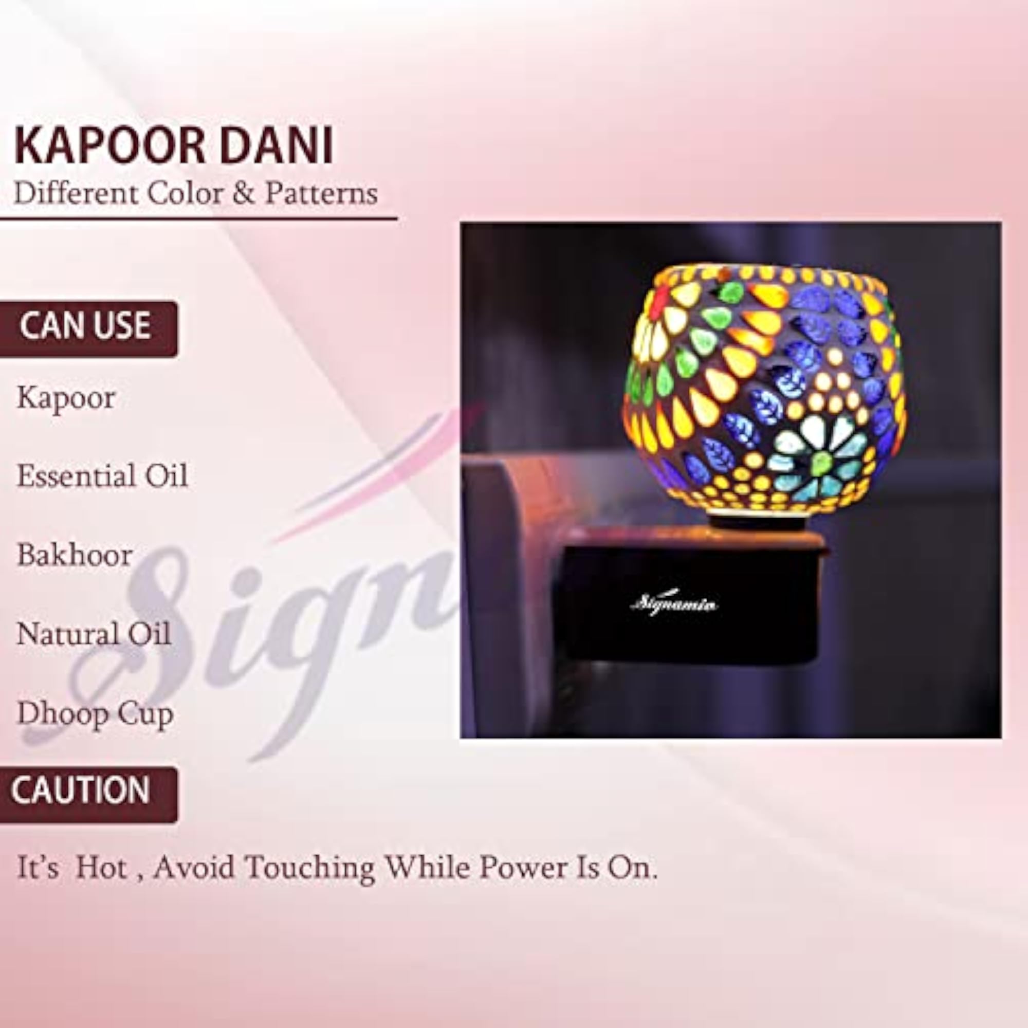 Night Lamp Camphor Kapoor Dani Diffuser Electric Burner