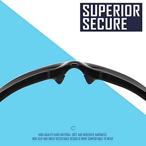 Image of SAUCER Replacement Rubber Earsocks Temple Sleeve for Oakley Valve New 2014 OO9236 Sunglass