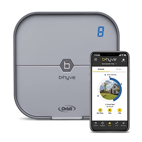 Orbit B-hyve 8-Zone Smart Indoor Sprinkler Controller Orbit B-hyve 8-Zone Smart Indoor Sprinkler Controller