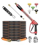CADEGUO Pressure Washer Gun and Hose Kit...