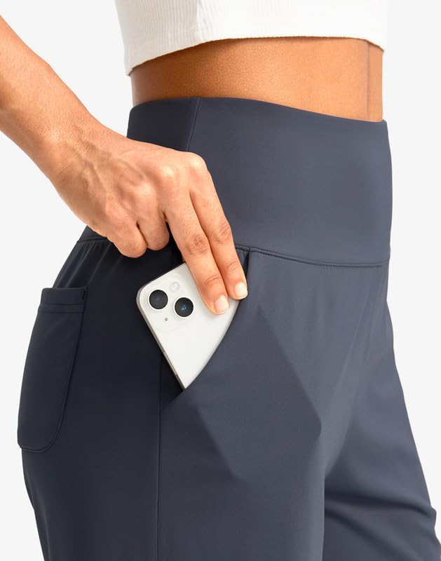  Women's Bermuda Lon Shorts with Pockets 9"/7"/5" Hih Waisted Shorts for Women Walkin Athletic Workout thumbnail