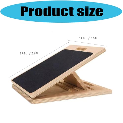 Tabla Ajustable de Estiramiento para Piernas de Madera miniatura 5