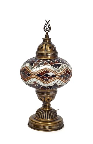 Anatolian Glow �|�[�^�u���g���R���U�C�N�e�[�u�������v ? �n���h���C�h�e�B�t�@�j�[�X�^�C���K���X���C�g �u�����Y�x�[�X��LED�d���t�� ? �o�b�e���[�쓮�x�b�h�T�C�h�����v(�u���E�����O�p�^�[��) ? �n���V�T�C�Y6.5�C���`