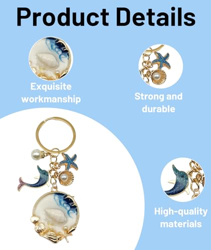 Image of 6 PCS Aesthetic Keychain, Cute Butterfly Bag Charms for Girls, Alloy Metal Key Chain Set with Six Pieces