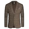PJ PAUL JONES Men Tweed Blazer Wool Herringbone Sport Coat Jacket Vintage Blazers Suit Jackets