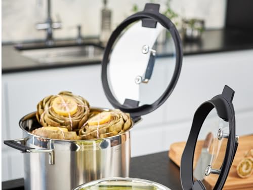 RÖSLE SILENCE PRO Gemüse- und Suppentopf 24 cm, Glasdeckel – Ansicht 4
