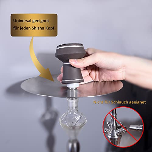 DFESKAH Shisha Kopfdichtung, 9er Set Hookah luftdichte Silikon Dichtung an der Wasserpfeife Rauchsäule für Tabakkopf… – Bild 6