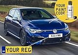 Mixed by Reg Registration Plate Car Touch Up Paint Kit All In 1 Formula Perfect Colour Match Car Paint Check With Finishing Compound - Image 3