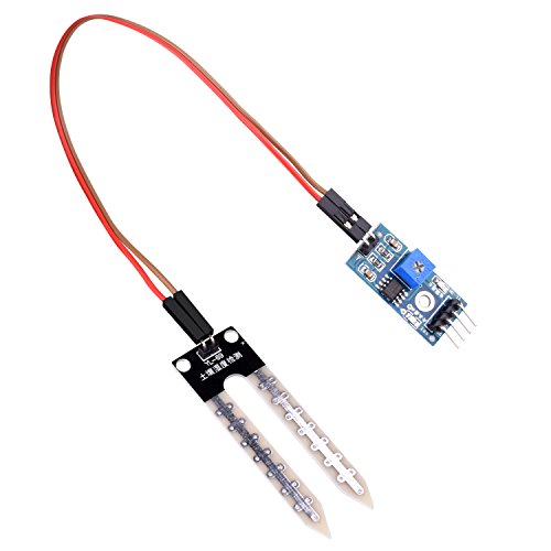 kuman for Arduino Raspberry pi, 5PCS Soil Moisture Sensor Module and 5 PCS Temperature Humidity Sensor with 20PIN Female to Female Dupont Jump Cable 20PIN Male to Female Jump Wires KY71 - Thumbnail 3