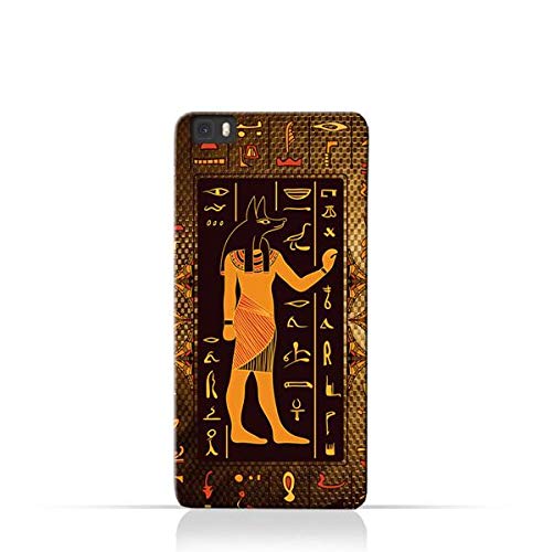Huawei P8 Lite (2015) TPU Silicone Case with Egyptian Hieroglyphs Pattern