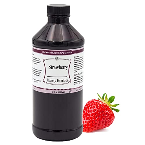 image for LorAnn Oils Strawberry Bakery Emulsion: True Essence, Ideal for Boosti