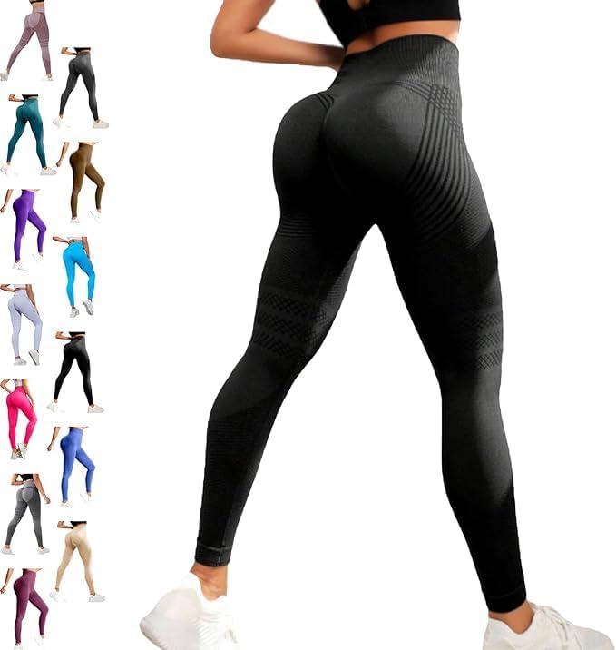 Cellulite Leggings, Plus Size 3D Anti Compression High Waist Tummy Sculpting Seamless Body Leggings