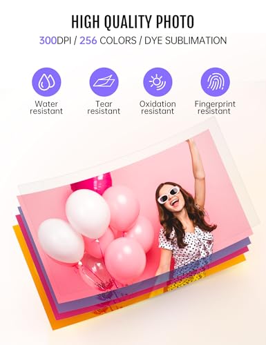 iDPRT 4x6 Photo Printer, CP4100 Instant Photo Printer for