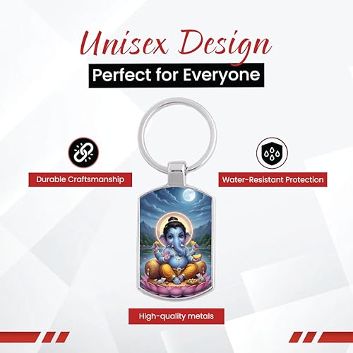 Image of Premium Printed Metal Keychain for Men & Women | High-Definition Artwork Print | Durable Key Ring for Car, Bike, Home & Office Keys | Stylish Decorative Key Holder Gift