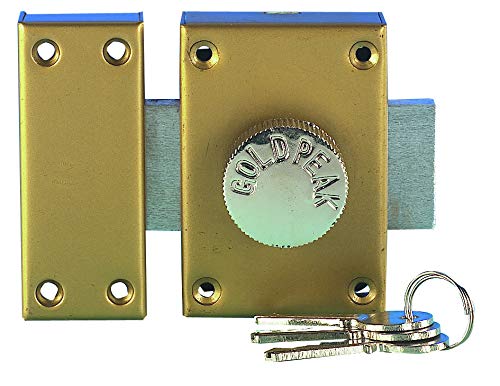Tec Hit 561231 Verrou de sureté à bouton 3 Clés Ø 40 mm