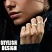 MagVIVACE Copper Ring for Women,Magnetic Ring with Magnet(af)