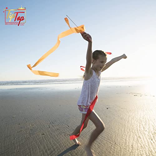 Image of Gymnastic Rhythmic Dancing Ribbon Streamer Stick (1 Piece) (Imperial Red)