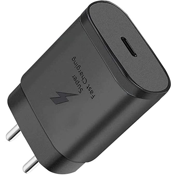 Image of Etguuds Charger Compatible with Samsung 25W USB-C Super Fast Charger for Samsung A54 5G Mobile True 25W Pd Charging Adapter Compatible for Galaxy A54 5G / A54 5G /A55s /A05 /S25 /S25 Ultra