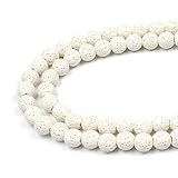 Taille et quantité : perles rondes de 6 mm, diamètre du trou : 0,8 mm, environ 60 pièces par fil.