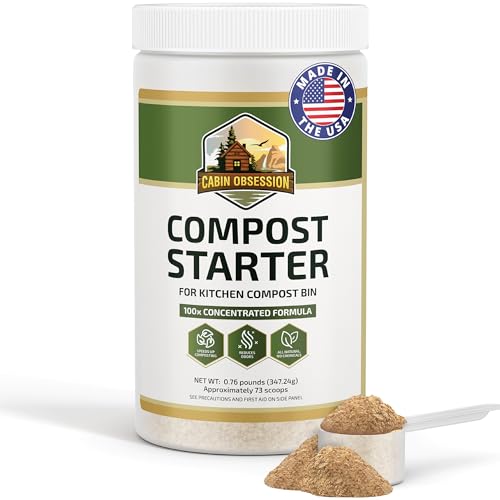 Compost Starter - 100x Concentrated All Natural Compost Accelerator for