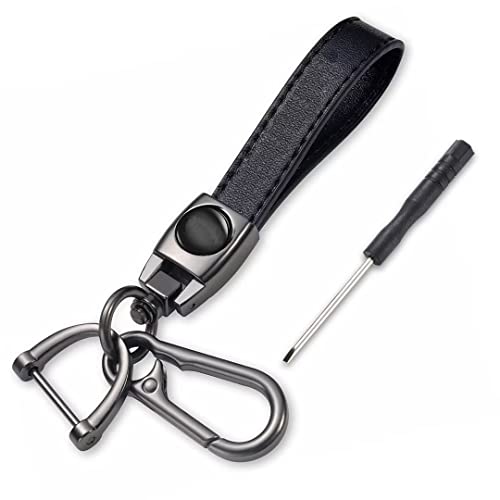 Lomusom Leather Car Keychain, For Qx80 Qx60 Qx56 Q60 Q70 Q70L Ex35 Fx50 Fx50 G35 G37 M35 M45 M56 Car Key Ring Key Chain Lanyard Keyring Car Accessories Present For Man And Woman #TOP6