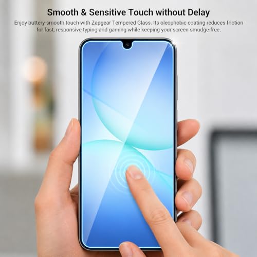 Image of Tempered Glass for Samsung Galaxy A17, M17, M36, F36 and Galaxy F17 (6.7 Inch) | Edge-to-Edge Coverage with Black Border | 9H Hardness | Scratch Resistant & Bubble Free Screen Protector