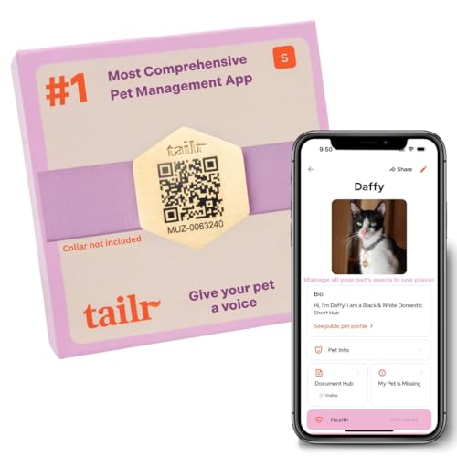 Médaille QR pour animal en acier militaire et carnet de santé