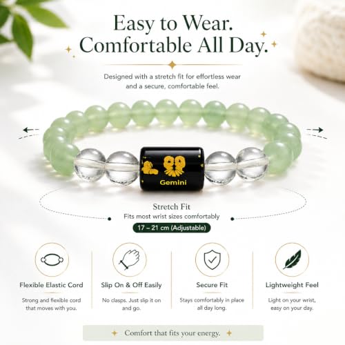 Image of Zodiac Crystal Bracelet for Men & Women