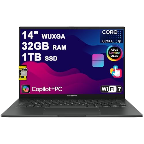 ASUS Zenbook 14 Laptop 14' WUXGA OLED Touch (100%...
