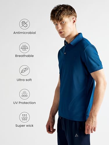 Image of Clans & Hans Men's Solid Regular Fit Polo T Shirt | Collar Tshirts | Half Sleeves |Plain T-Shirt for Men (Available in Plus Size)