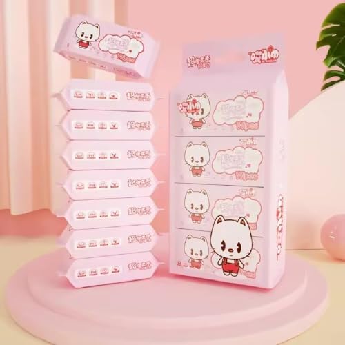 Image of Mini Baby Wet Wipes Portable Wet Tissue Toilet Wipes Supplies Travel Wipes Hand and Face Wipes Disposable Portable Pocket Water Wipes Baby Skin Care Wet Tissue Travel