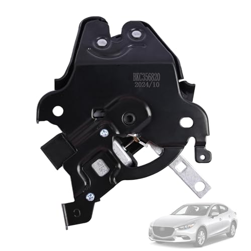 Image of Trunk Latch Rear Deck Lid Lock Actuator BKC3-56-820F Compatible with Mazda 3 Axela Sedan 6 Atenza Sedan 2014 2015 2016 2017 2018 2019 Replace BKC356820F Door Lock Latch Actuator
