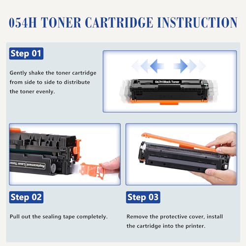 Image of 067H 067 MF656Cdw Toner Cartridge Compatible Replacement for Canon 067H 067 for Canon imageCLASS LBP633Cdw LBP632Cdw MF653Cdw MF654Cdw MF656Cdw Printe(Black)