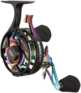 13 FISHING - Freefall Carbon - Trick Shop Edition 2022 - Inline Ice Fishing Reel - 2.5:1 Gear Ratio - Left Hand Retrieve - BBCFFTS222.5-LH