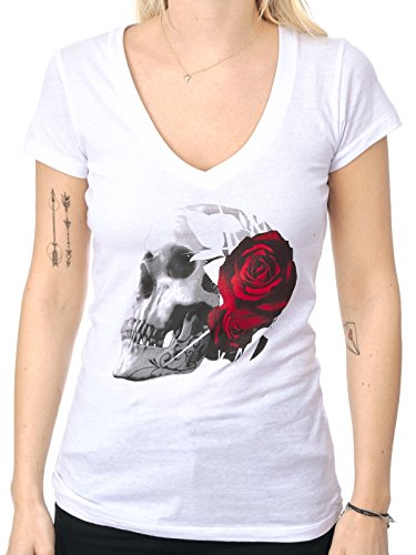 Metal Mulisha Junior's State of Mind V Neck Graphic Tee