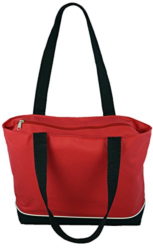 Image of Shoulder Tote Bag with Zipper