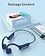 MONODEAL Knochenschall Kopfhörer Bluetooth 5.3 Open Ear Kopfhörer, Typ-C Ladeanschluss, IPX6 wasserdichte Knochenschall Kopfhörer, Bone Conduction Headphones Zum Joggen, Radfahren, Fitness