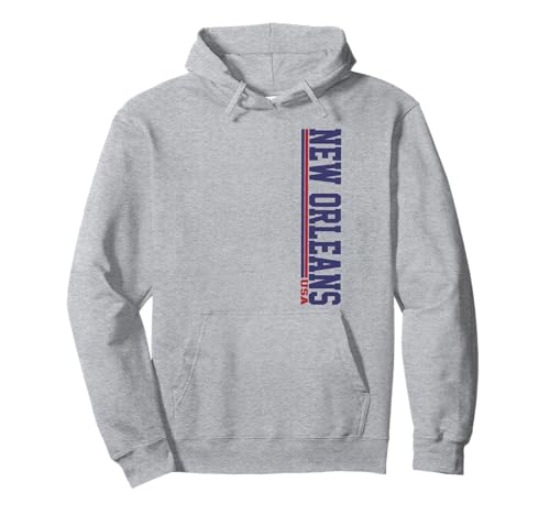 La icónica Nueva Orleans Patriótica de Nueva Orleans, EE. UU. Sudadera con Capucha