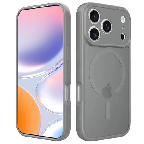CasyKasy for iPhone 17 Pro Max Phone Case Magnetic for MagSafe Slim Grey - image 1