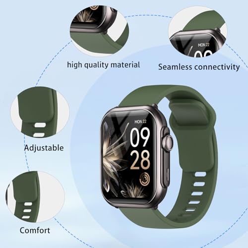 Correa de silicona para RUXINGX G62 smartwatch miniatura 2