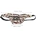 BESTOYARD Women S Sequined Waist Bag Adjustable Gold Fanny Pack with Zipper Multifunctional Casual Waist Pouch for Travel Sports Everyday Use