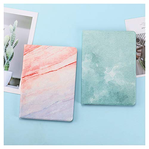 大理石柄 iPad 第9/8/7世代 iPad 10.2 インチ ケース マーブル柄 かわいい レディース 2021 iPad9 iPad8 iPad7 カバー 大人 お洒落 ブック式 レザーケース オートスリープ機能 TPU ソフト 女性 人気 (iPad7/8/9, ピンク)