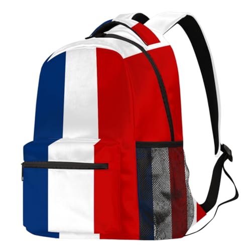 Sac à dos randonnée et voyage avec drapeau français pour ordi