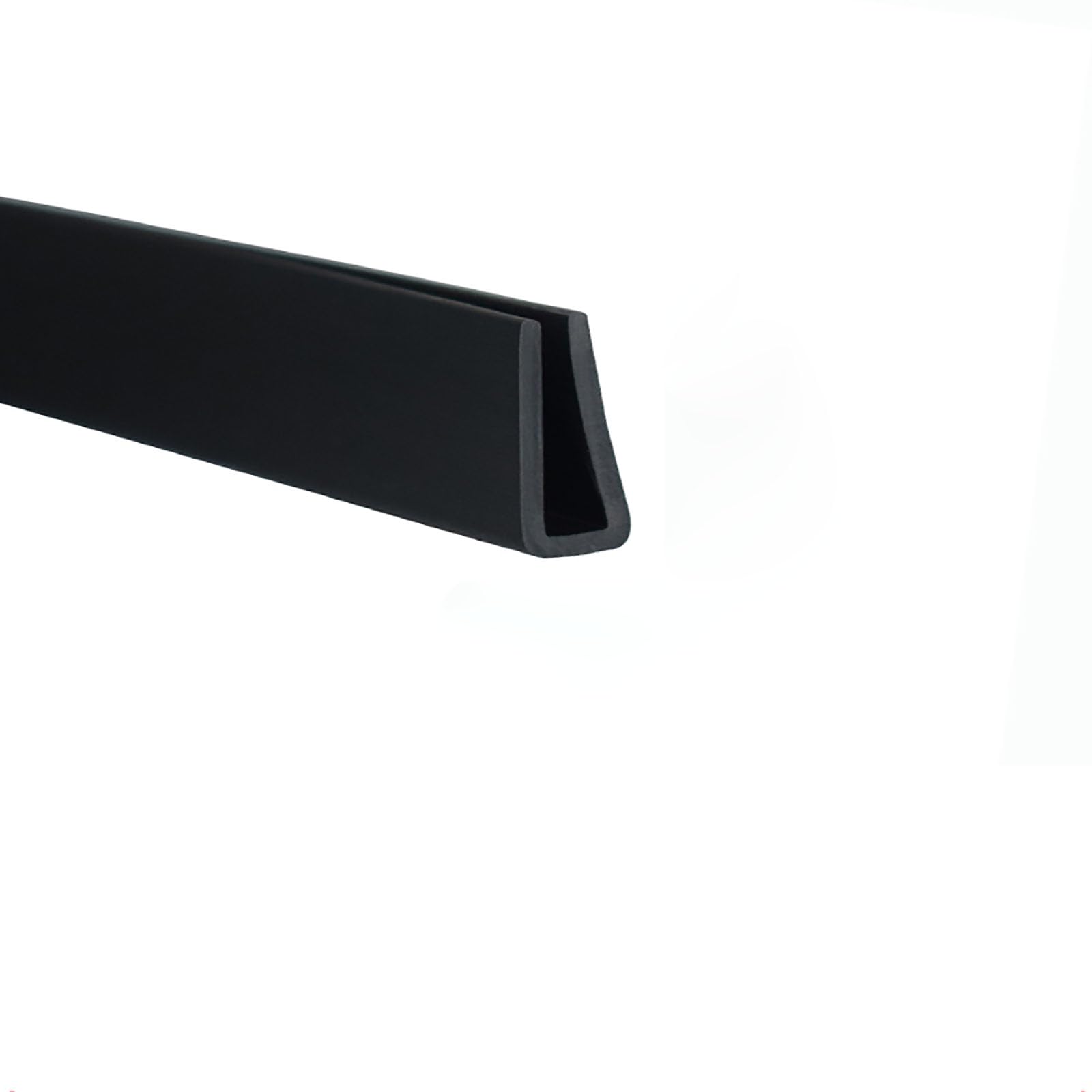 Edge Protector， 3.28FT Black Door Edge Guard Seal Strip Rubber Weather Stripping