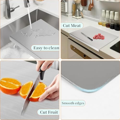 Tabla De Cortar De Acero Inoxidable Para Cocina miniatura 5