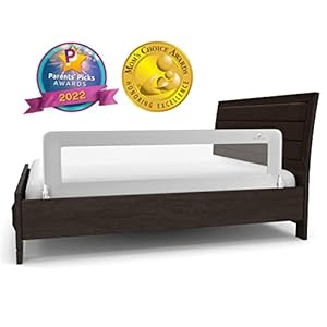 Bed Rail for Toddlers – Extra Long Toddler Bedrail Guard for Kids Twin, Double, Full Size Queen & King Mattress – Baby…