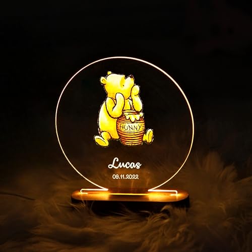 Lámpara de noche Winnie The Pooh para niños