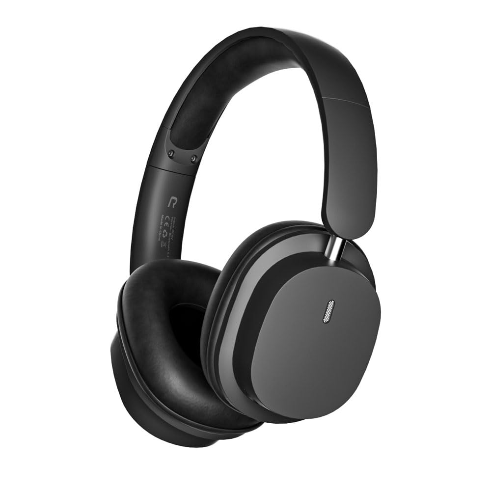 YiYunTE Auriculares Diadema Inalambricos Bluetooth Cascos con Cable y Microfono Auriculares Cancelacion Ruido Cascos Plegable Auriculares Over Ear Headphones Cascos para Musica Gimnasio Gym PC Negro