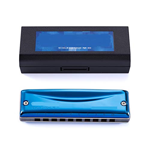 KIRANDIE 10 Trous Blues Harmonica Diatonic Blues Blues Bleu Bleu Professionnel Instrument de Musique clé de C/DB/D/EB/E… - Les Beatles, Paul McCartney, John Lennon, RIngo Starr, George Harrison KIRANDIE 10 Trous Blues Harmonica Diatonic Blues Blues Bleu Bleu Professionnel Instrument de Musique clé de C/DB/D/EB/E… – Image 8